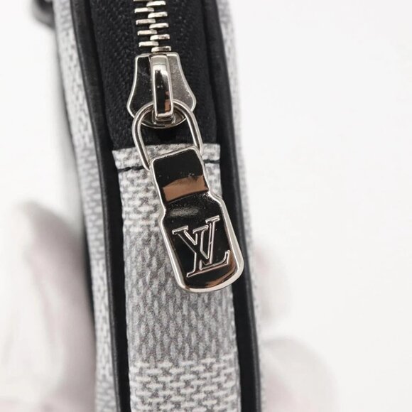 LOUIS VUITTON Damier Graffiti 3D Modular Pouch Gray N60447 LV Auth 143172 - Picture 11 of 14